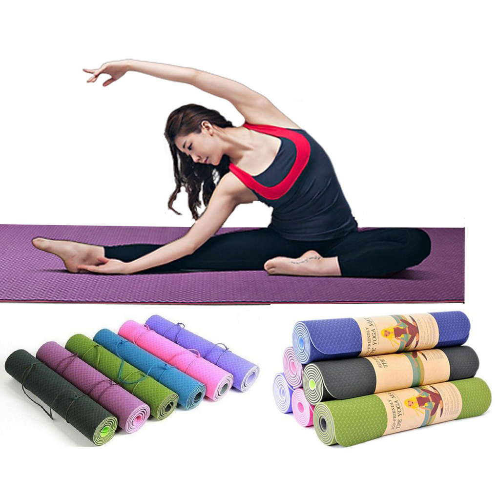Thảm Tập Yoga TPE 2 Lớp 6mm