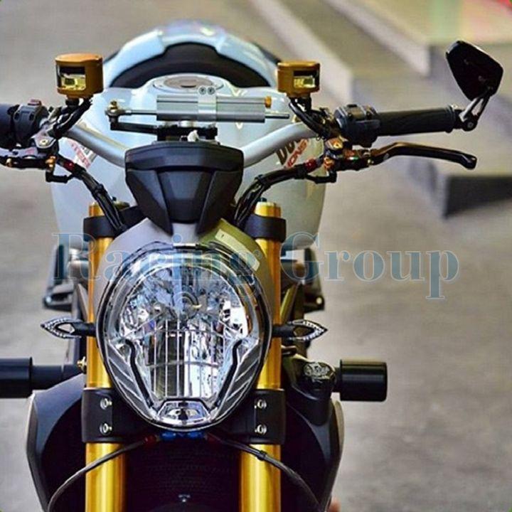 Gương gù chiếu hậu CRG dành cho xe máy (1 cặp màu bạc)