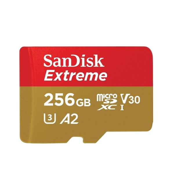 Thẻ nhớ MicroSDXC SanDisk Extreme 256GB V30 U3 4K A2 R160MB/s W90MB/s (Vàng) - No Adapter - Nhất Tín Computer