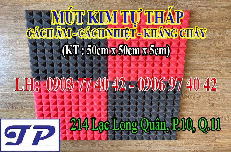 Mút kim tự tháp cách âm