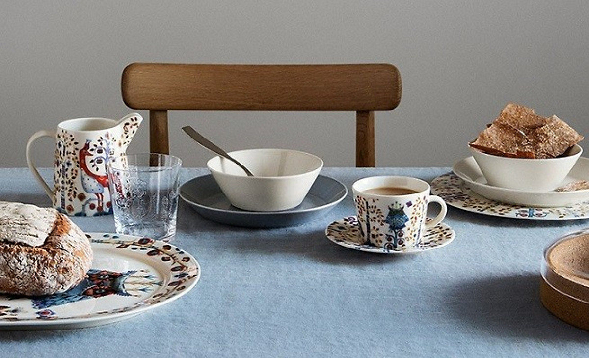 Đĩa sứ Taika hình oval, kích thước 41cm Iittala