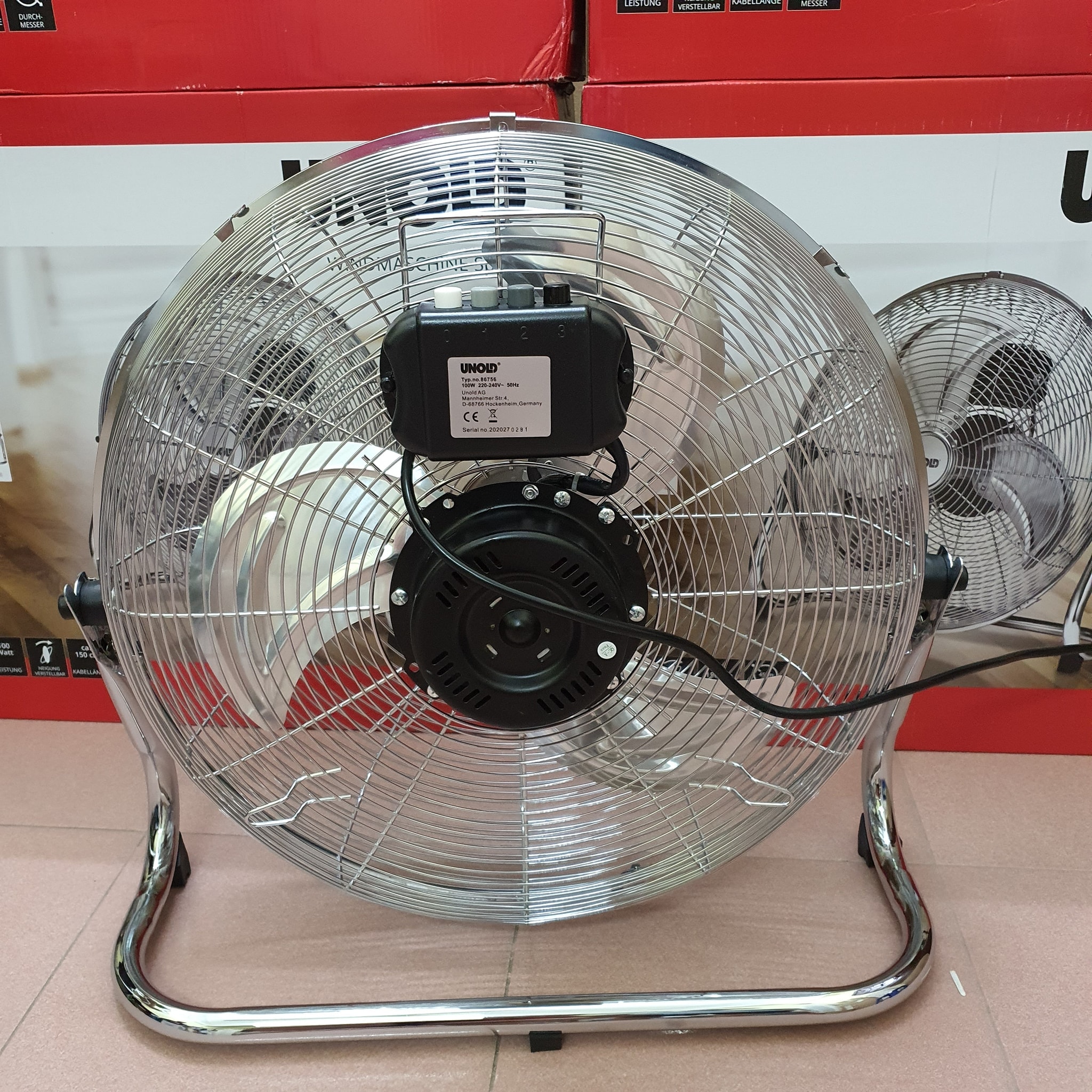 [HCM]QUẠT SÀN UNOLD 86756 (đường kính 45cm)
