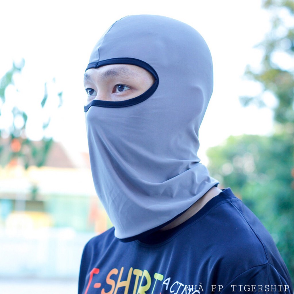 Khăn trùm đầu ninja xám