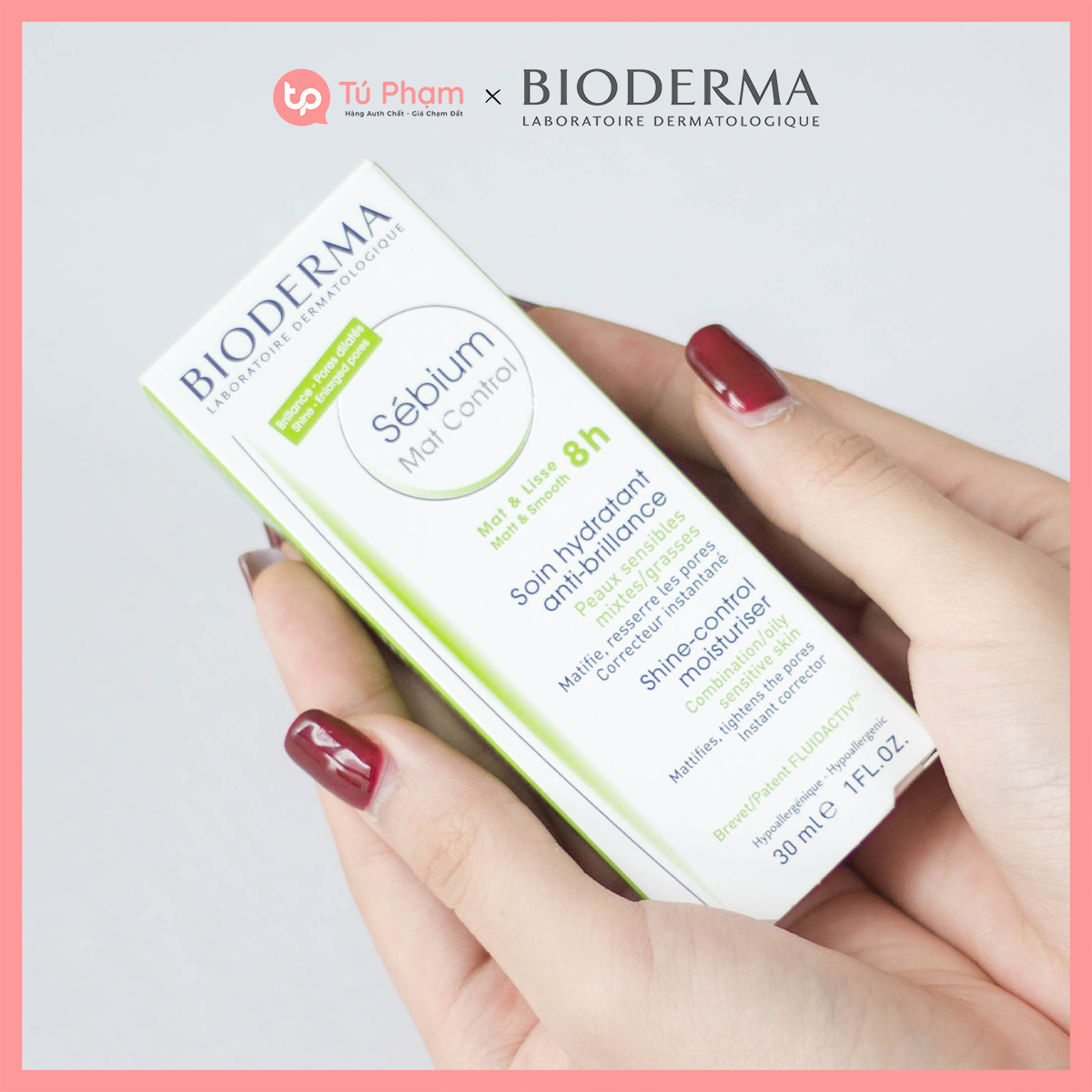 Kem Dưỡng Da Kiềm Dầu Bioderma Sebium Mat Control 30ml