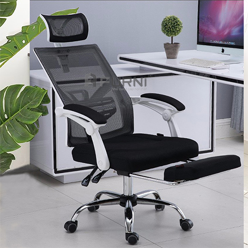 Ghế Xoay Làm Việc Có Gác Chân Lưng Cao Có Tựa Đầu Ghế Văn Phòng Hiện Đại Giúp Bạn Có Thể Ngả Lưng Thư Giãn hcm CR4305-M | Modern Office Chair Imported to Ho Chi Minh City