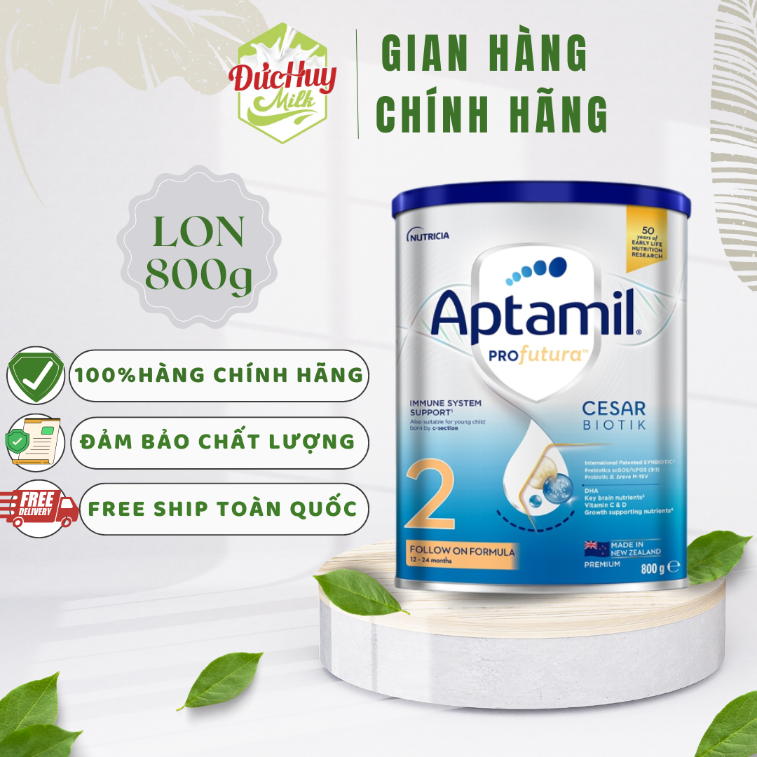 Sữa bột Aptamil Profutura Cesarbiotik Số 2 cho bé 12 - 24 tháng tuổi