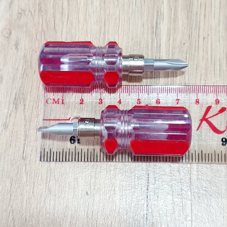 Combo 2 Tua Vít Mini 2 Đầu 7.5CM Tua Vít Ngắn Dùng Mở Nhiều Thiết Bị Chi Tiết Vị Trí Hẹp