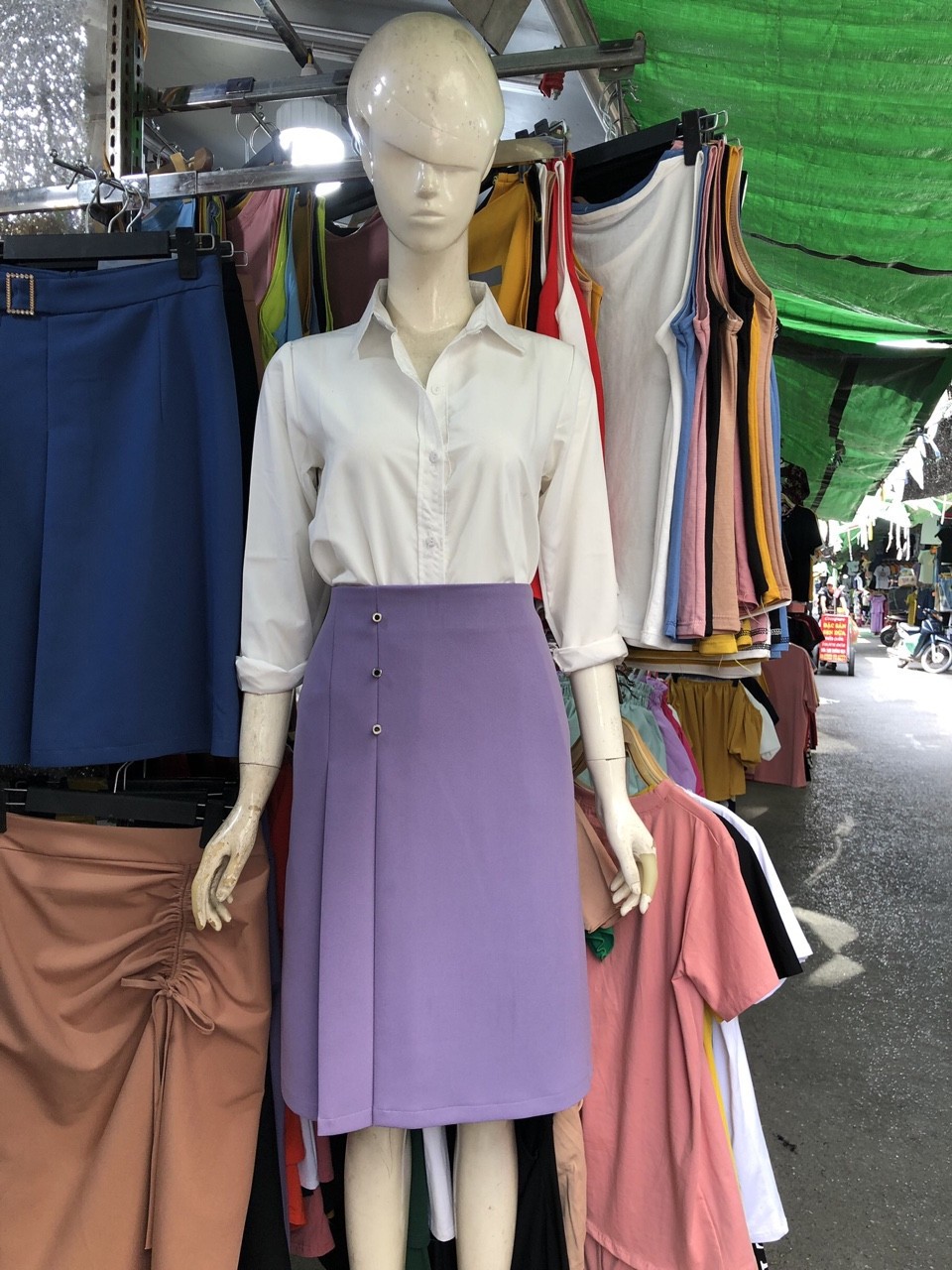 Chân váy công sở  - dáng xòe