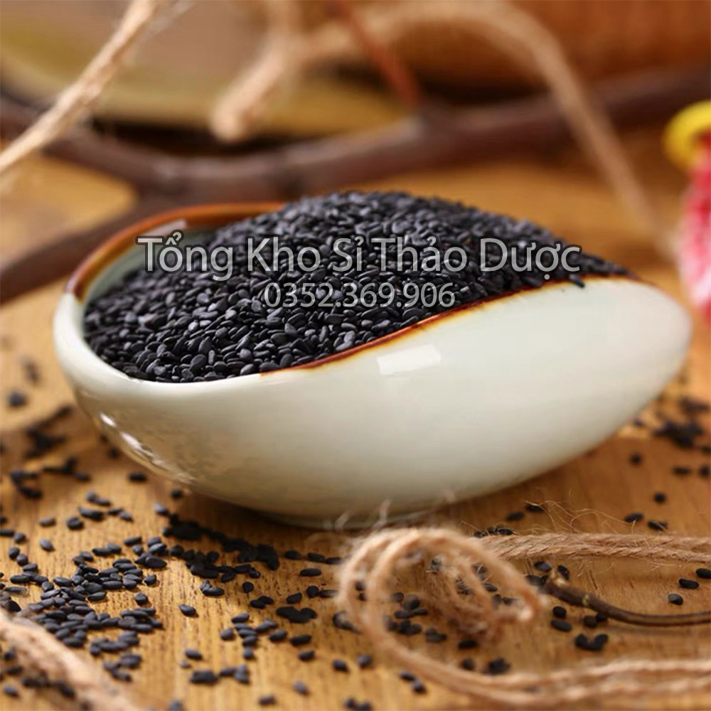 Mè đen nguyên vỏ 1kg (Vừng đen khô hữu cơ)