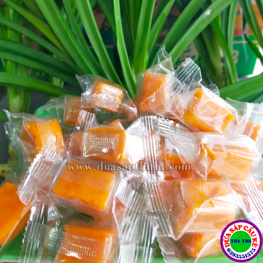 150gr Kẹo Dừa Sáp Vị Gấc