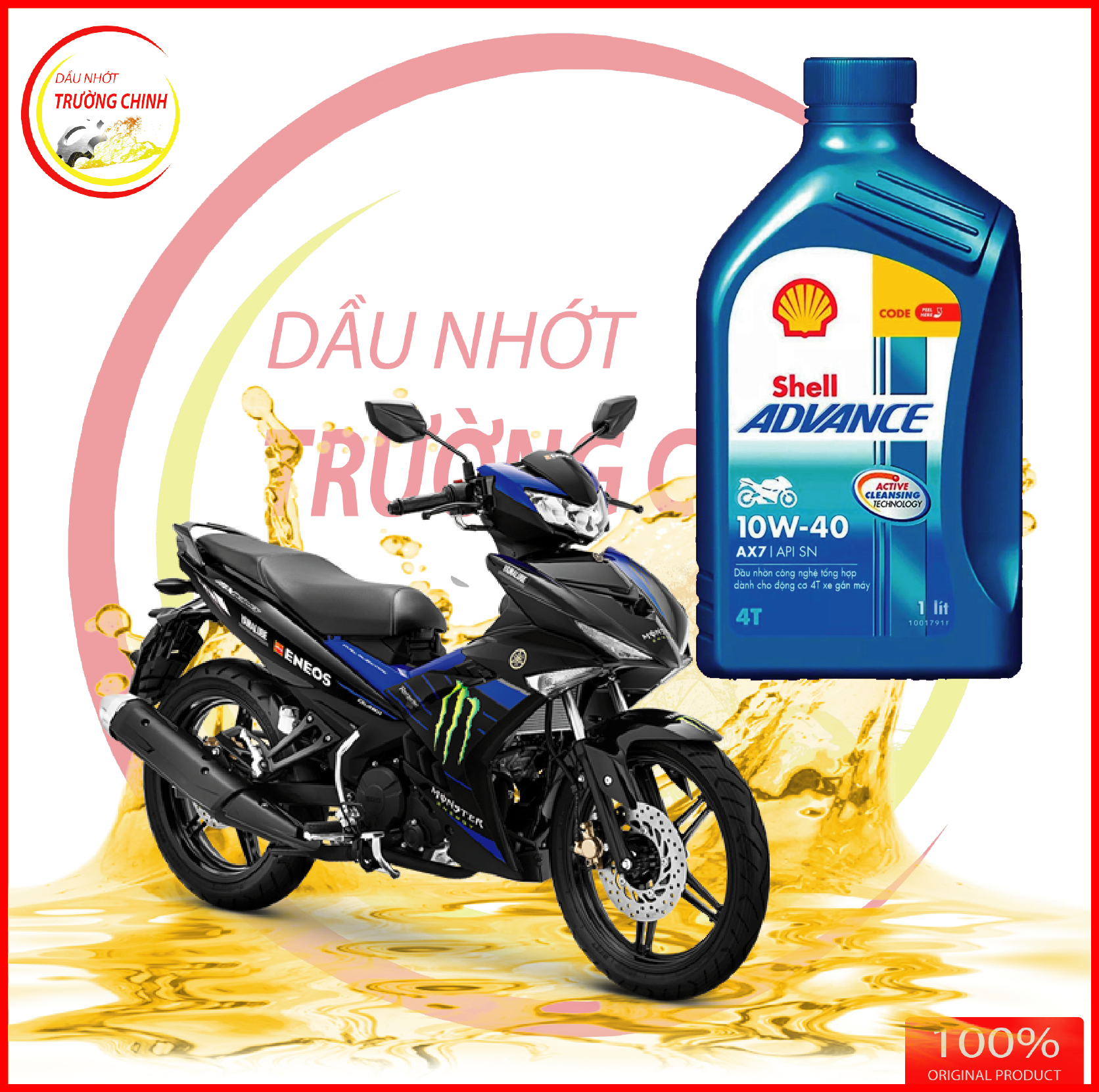 NHỚT SHELL ADVANCE AX7 SCOOTER DÀNH CHO XE GA