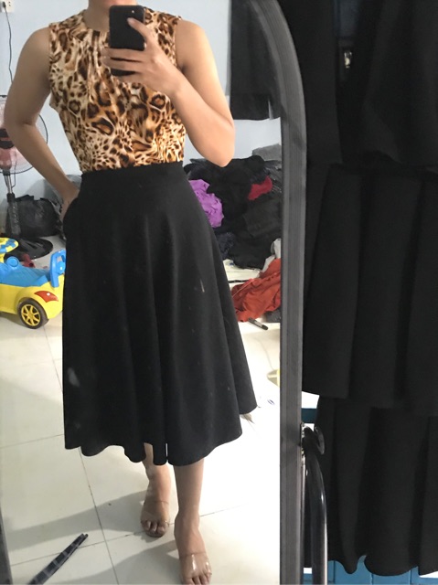 [HCM]Bigsize 60-100Kg Chân Váy Xoè Dài