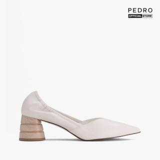 PEDRO - Giày cao gót mũi nhọn đế trụ Leather PW1-25580320-41 thumbnail
