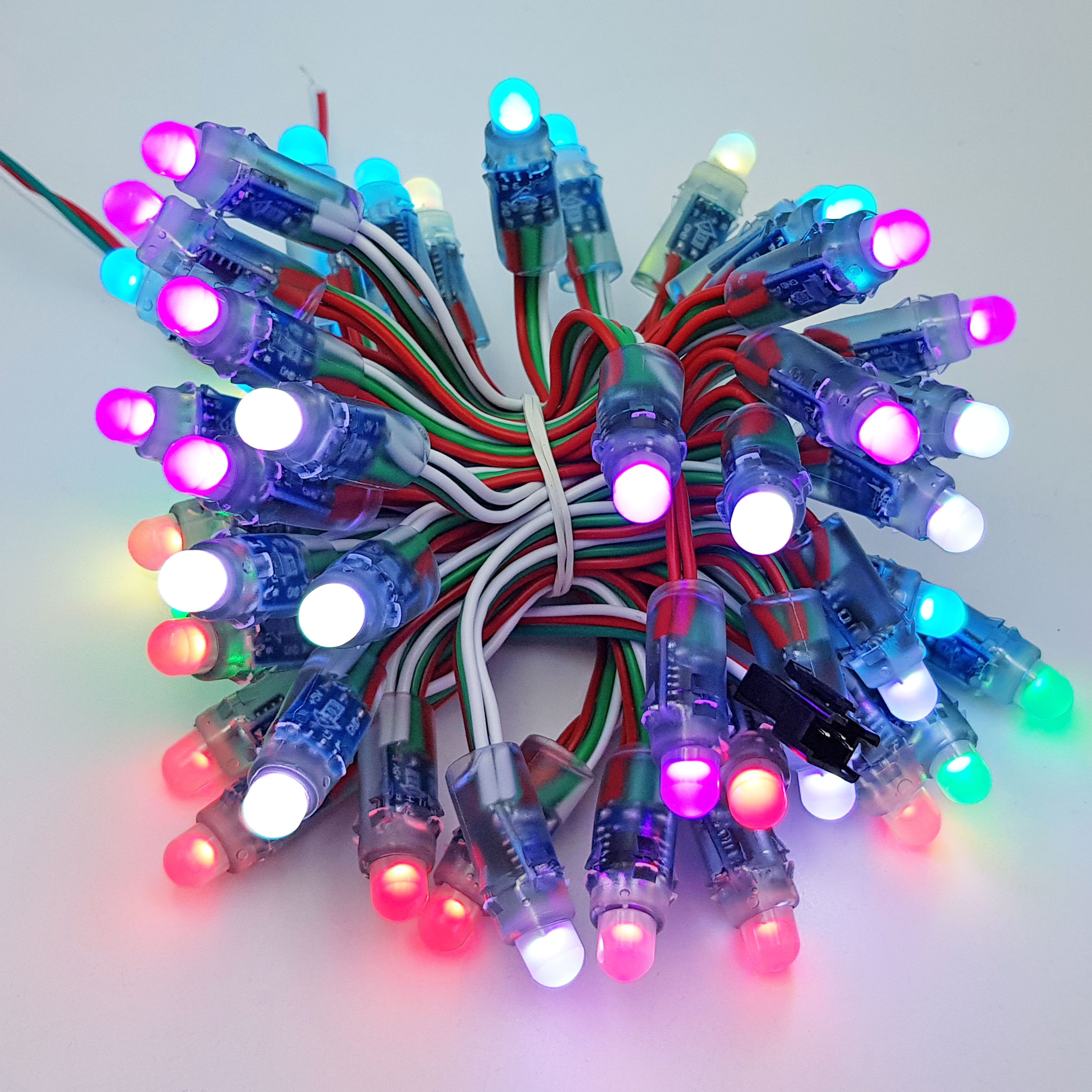 Dây led 50 bóng full color 1903 5VDC