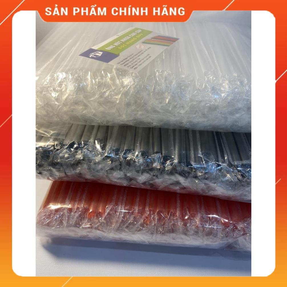 [50 Chiếc] Ống Hút Bọc Phi 8 Đen + Trắng + Đỏ