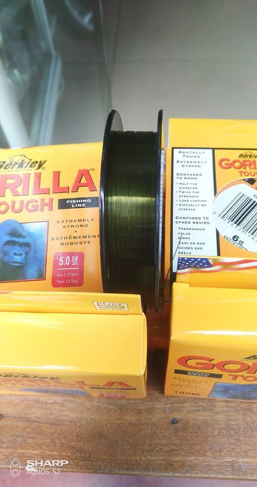 Cước câu cá Berkley Gorilla Tough 100m