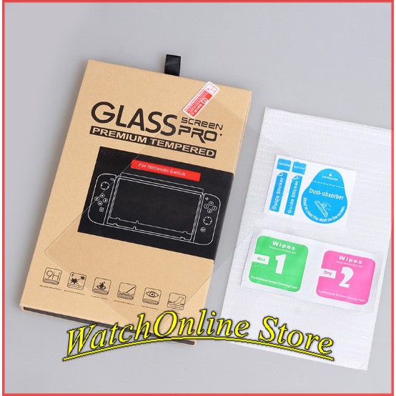 Cường lực Nintendo Switch (Full màn viền cong 2.5D, độ cứng 9H) / Miếng dán Nintendo Switch
