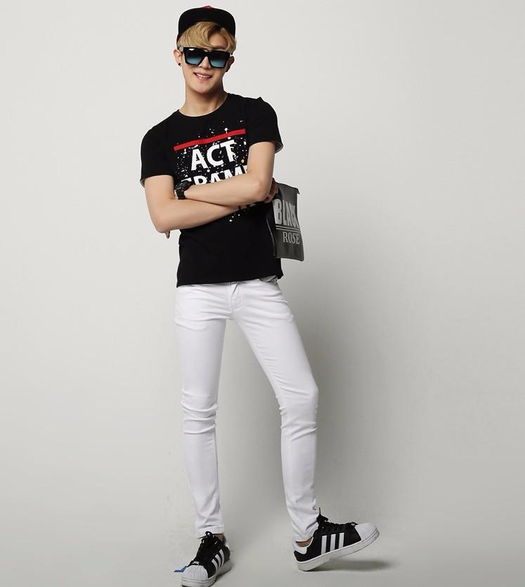 Quần jean côn skinny nam