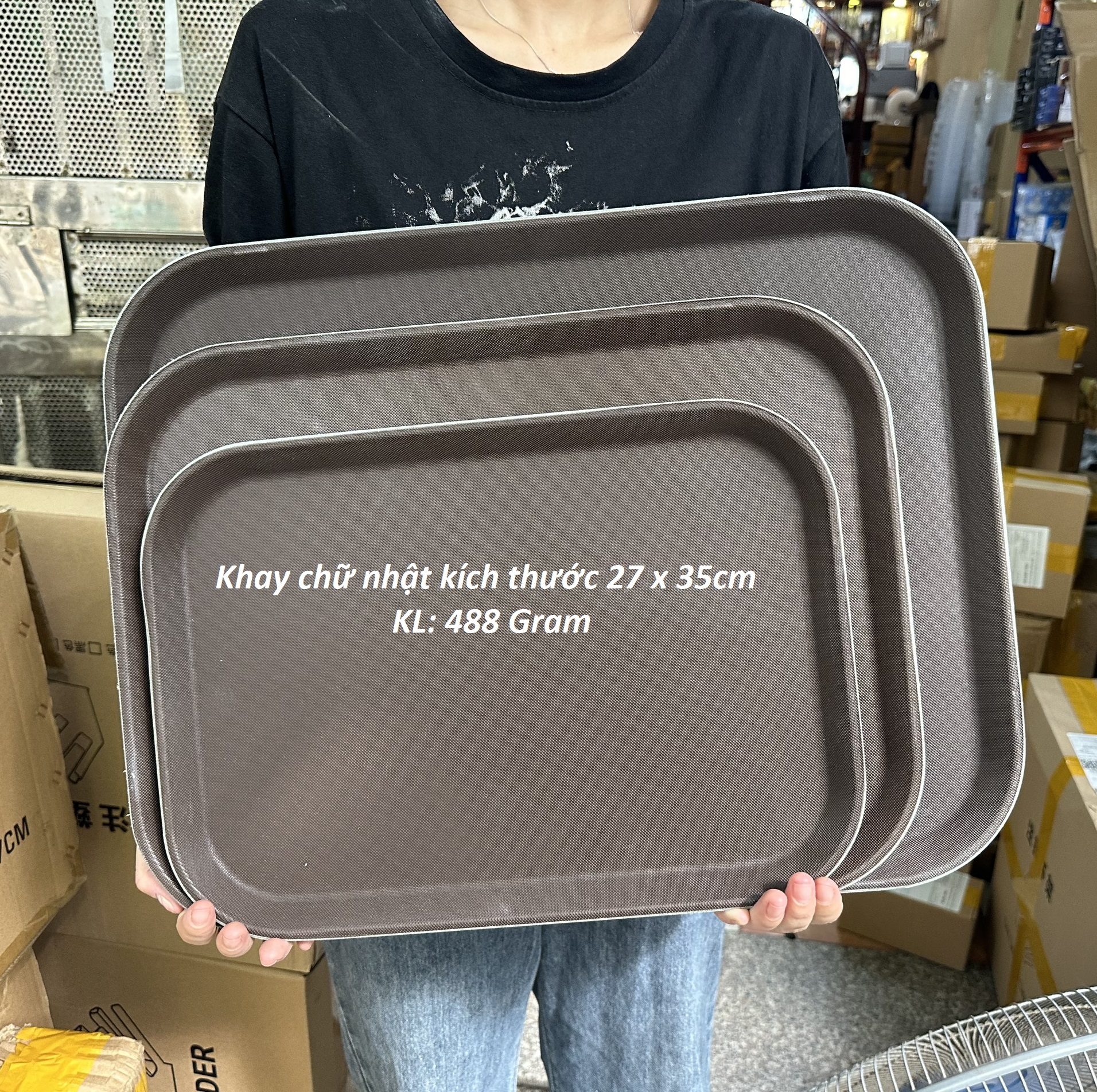 Khay Bưng Bê Phục Vụ Chống Trượt Kích Thước Như Ý !