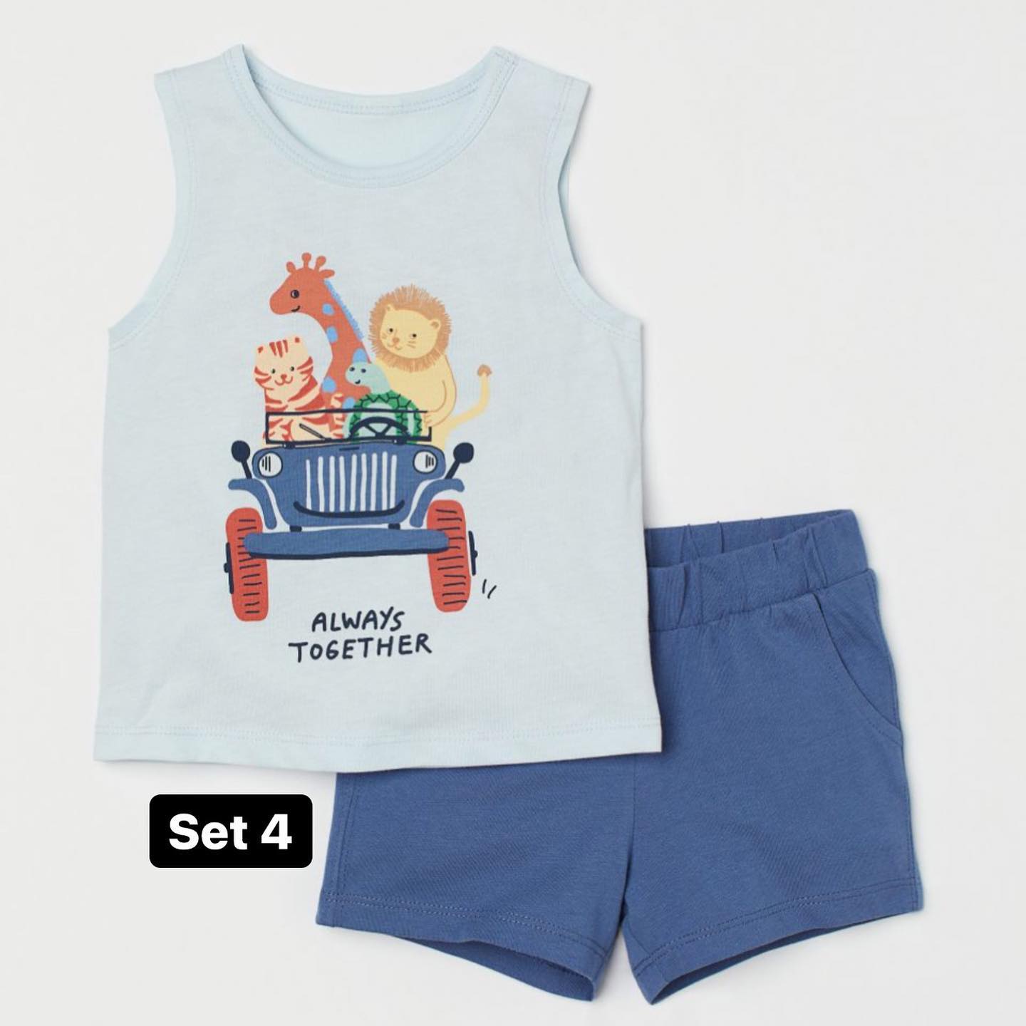 SET ÁO KID BÉ TRAI H.M 094335 + 2,2% PHÍ LZD