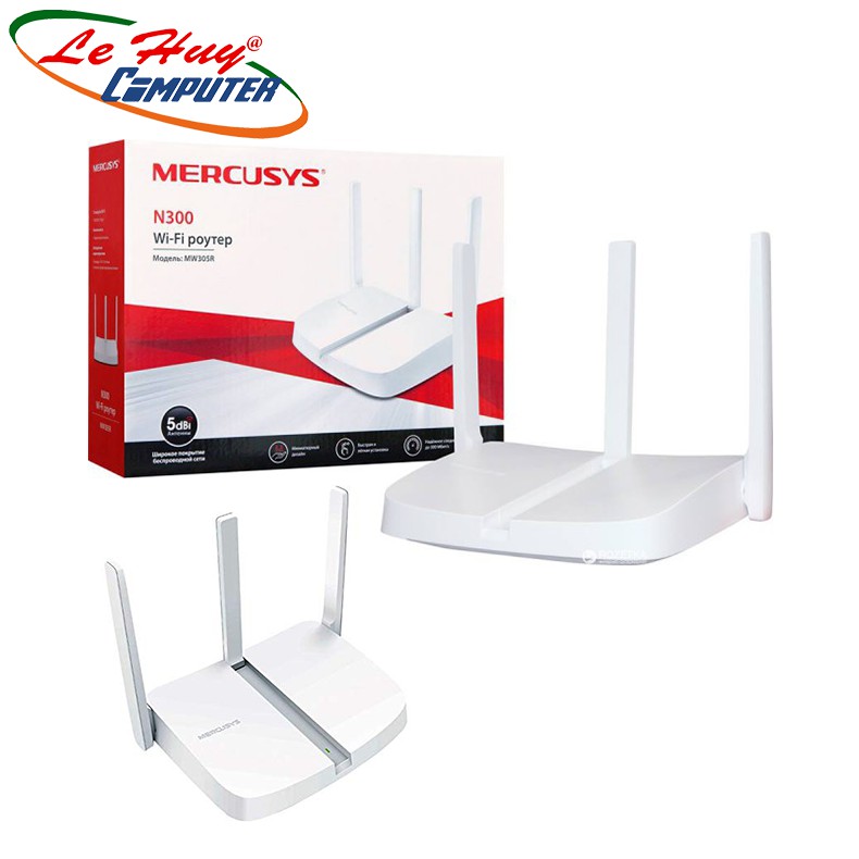 Router wifi chuẩn n mercusys mw305r-300mbps -