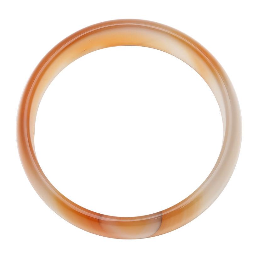Vòng tay mã não Leo Store 5cm (Vàng cam)