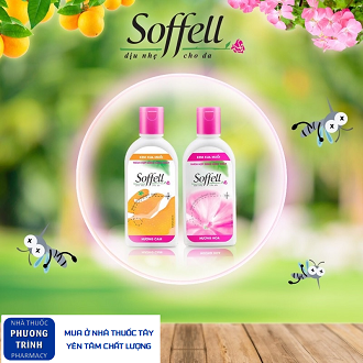 Kem thoa xua muỗi, chống muỗi SOFFELL 60ml (Hiệu quả 10 giờ) (Dùng cho bé trên 4 tuổi)