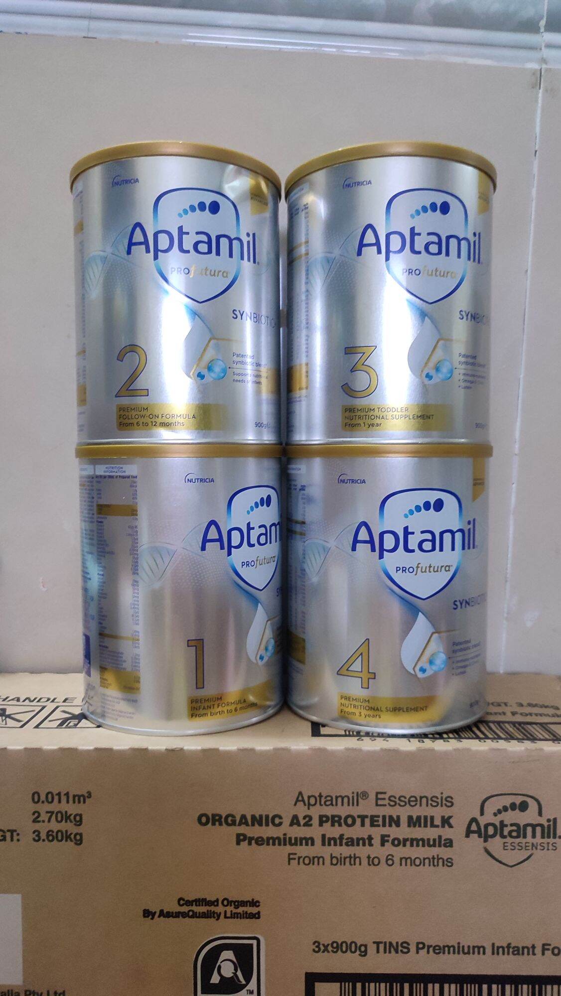 Profutura milk powder 1,2,3,4 box 900gr