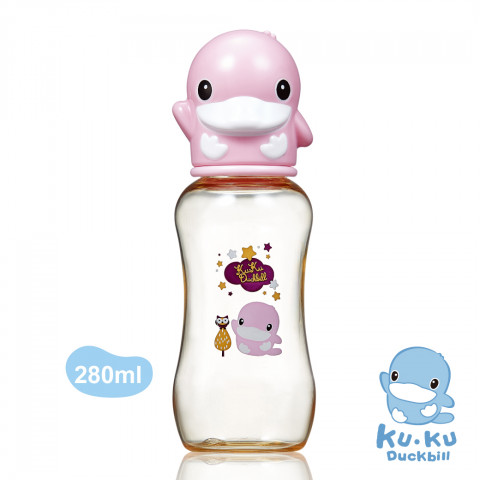 Bình sữa cổ thường cho bé bằng nhựa ppsu kuku ku5861 - 280ml