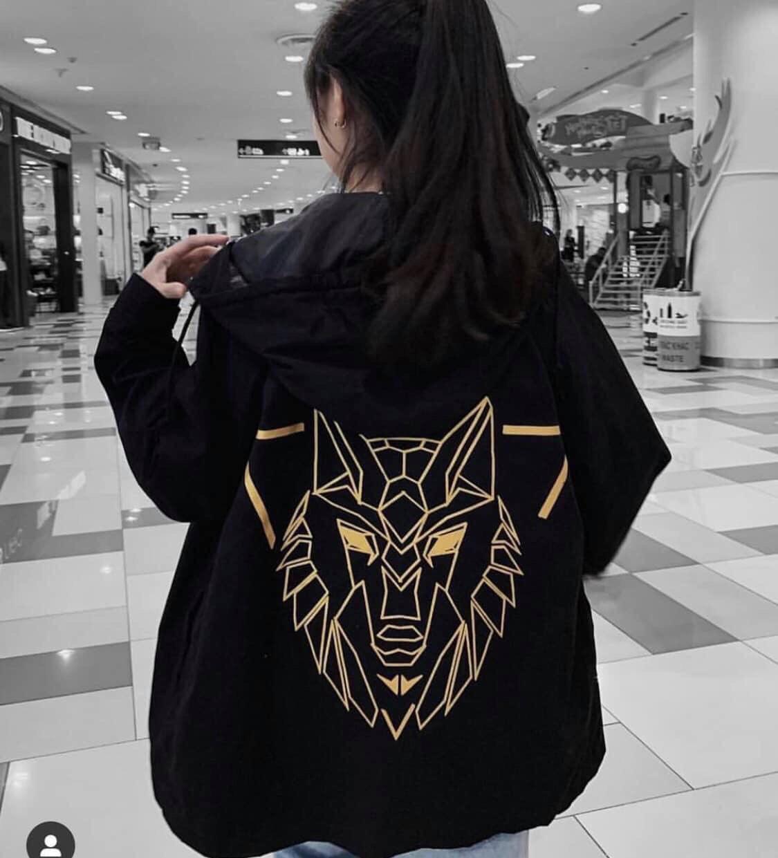 [HCM]Áo Khoác In Hình Sói Unisex