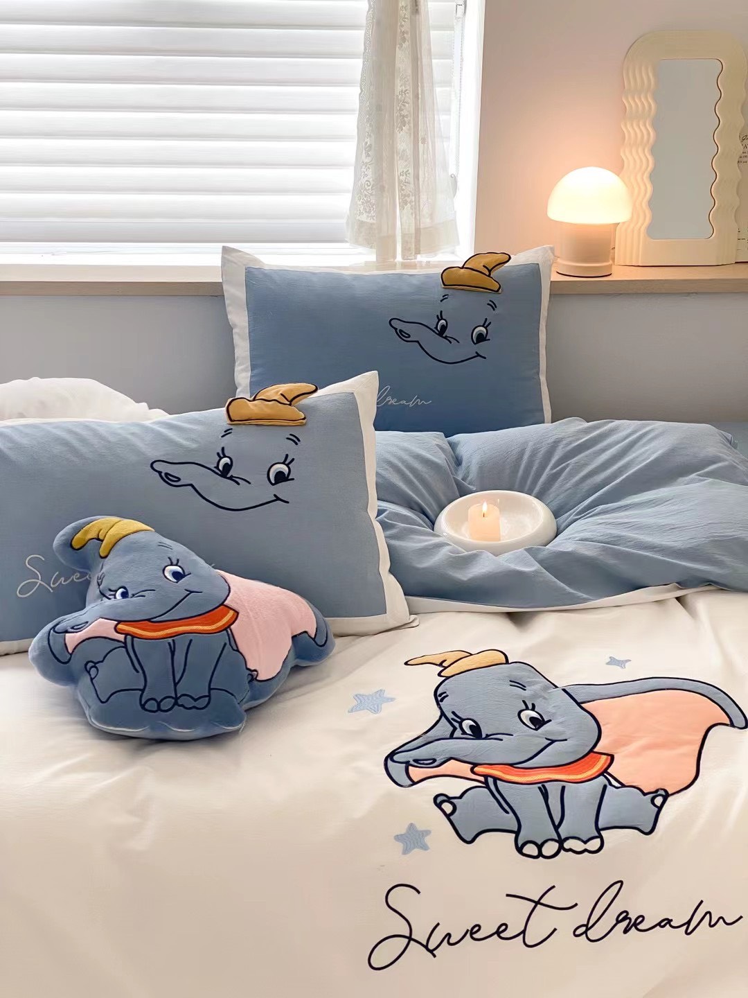 Bộ Chăn ga gối cotton line nhật DISNEY