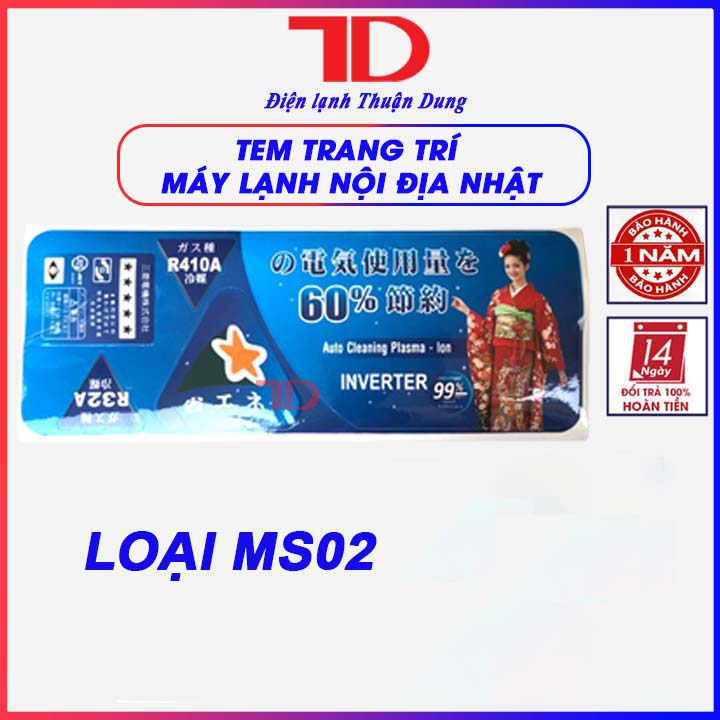 Tem Máy Lạnh Nội Địa Nhật Các Loại - Điện Lạnh Thuận Dung