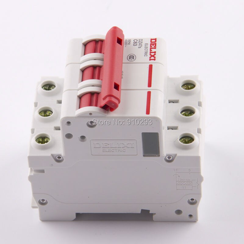 Cb đóng ngắt AC 3 pha 3P và 4P 63A/400VAC