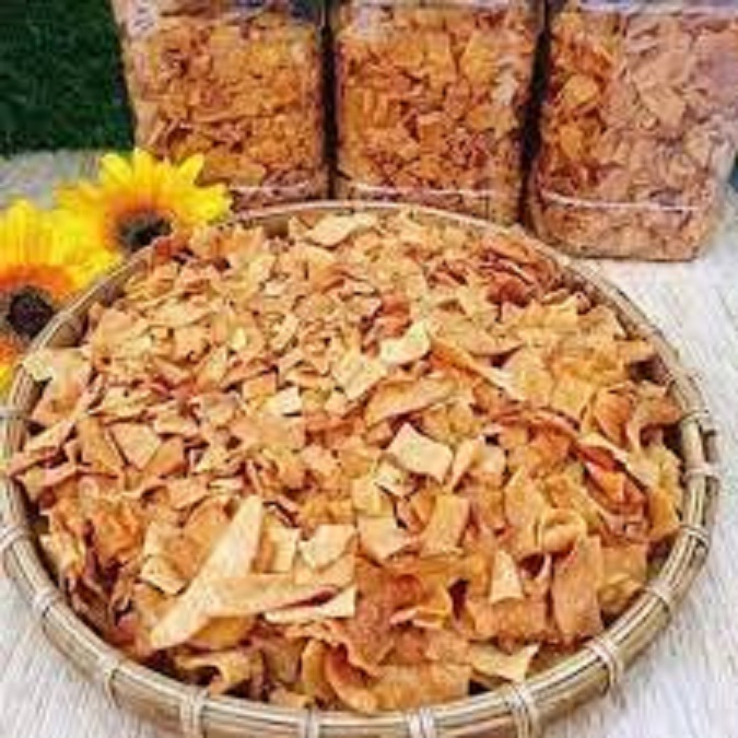 DỪA KHÔ SẤY GIÒN - GÓI 500G
