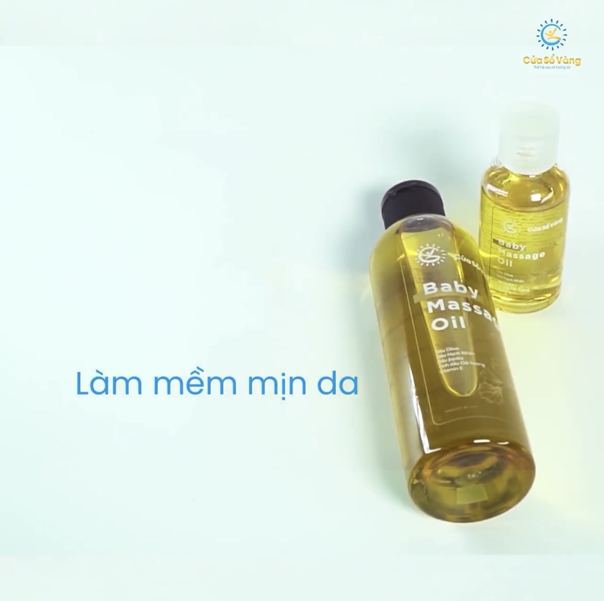 Dầu masage  baby cửa sổ vàng