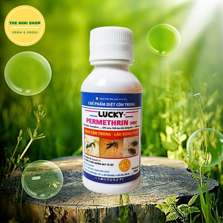Chế phẩm diệt côn trùng LUCKY PERMETHRIN 50EC 100ml