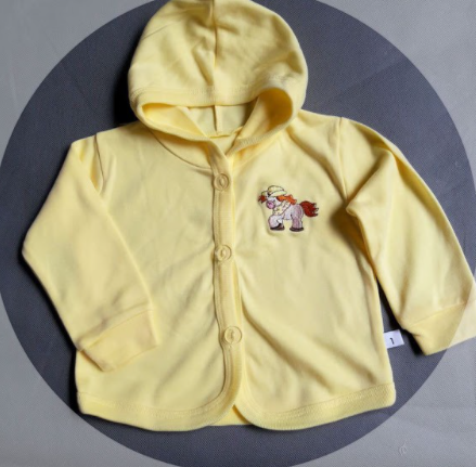 Áo Khoác Cotton Màu Cho Bé Sơ Sinh Có Nón