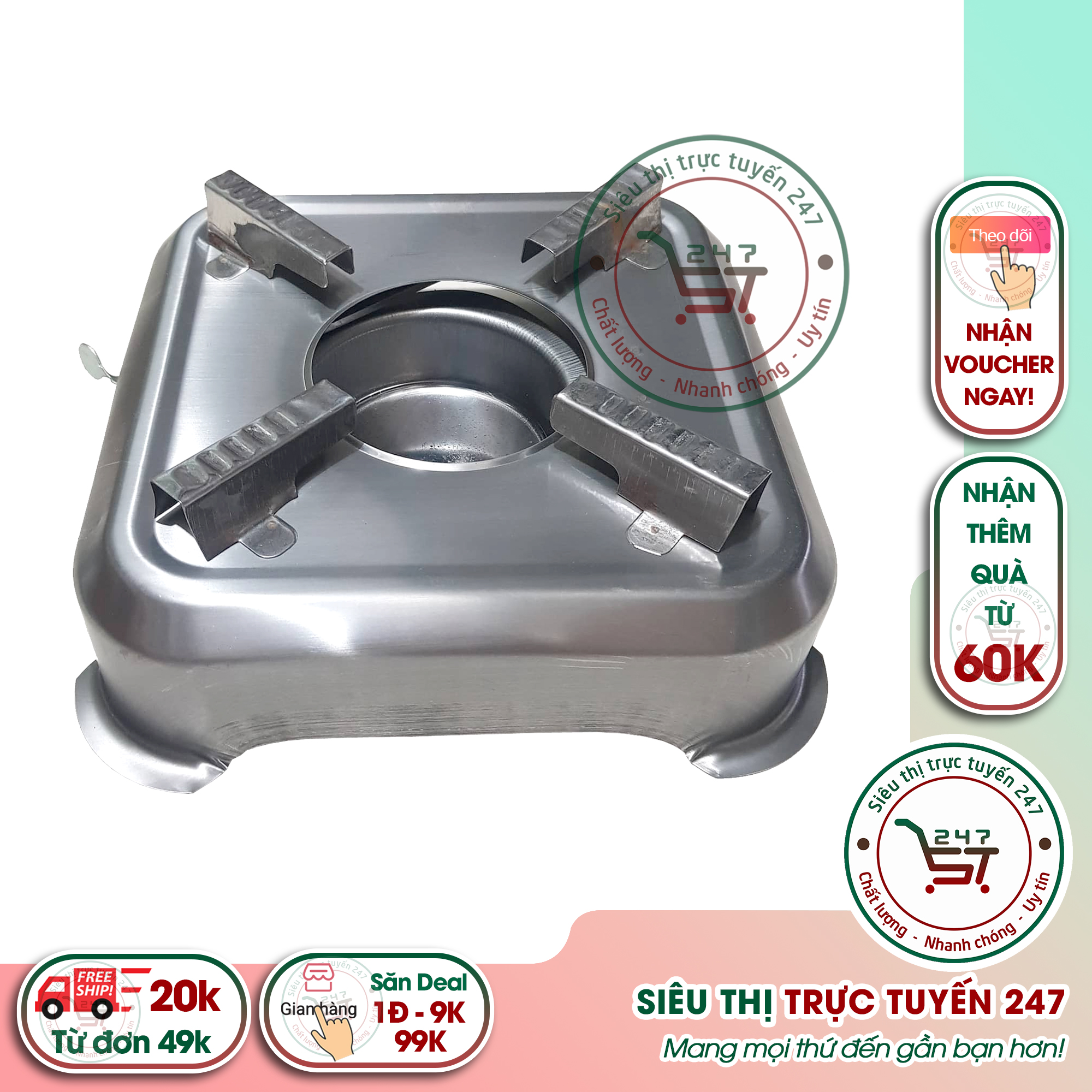 Bếp cồn inox - bếp lẩu nướng đa năng cao cấp