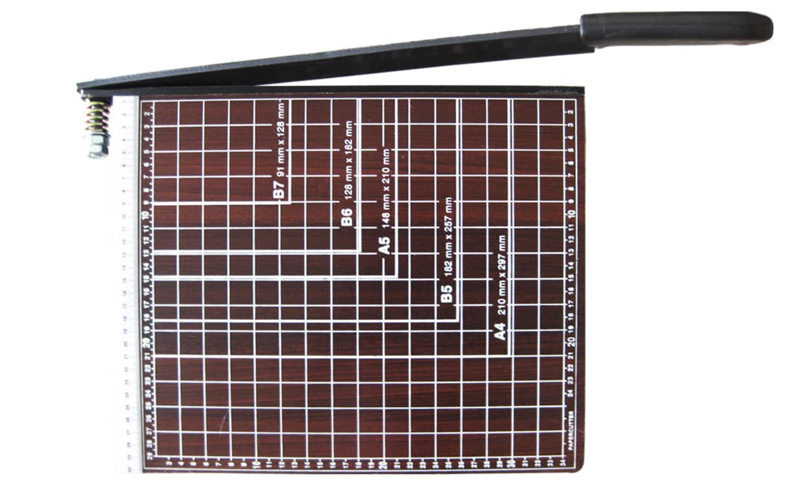 Bàn cắt giấy A4 gỗ mặt mica A4