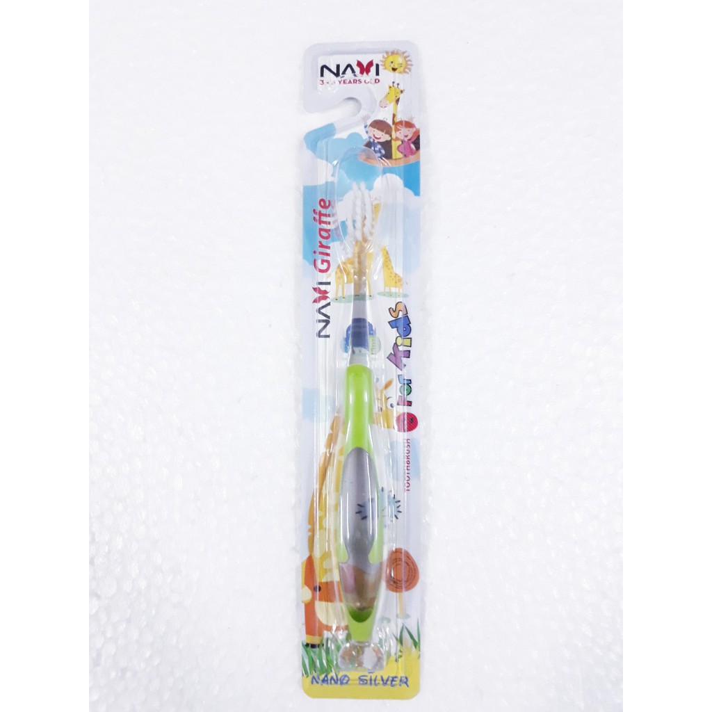 Bàn chải đánh răng trẻ em NAVI GIRAFFE cao cấp Hàn Quốc