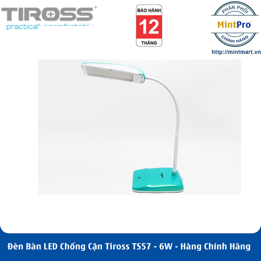 Đèn bàn led chống cận tiross ts57 – hàng chính hãng