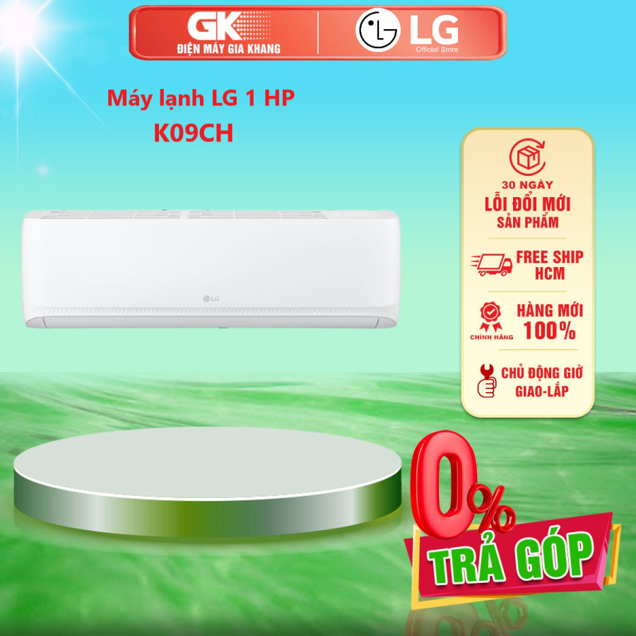 Máy lạnh lg 1 hp k09ch - giao toàn quốc - freeship hcm