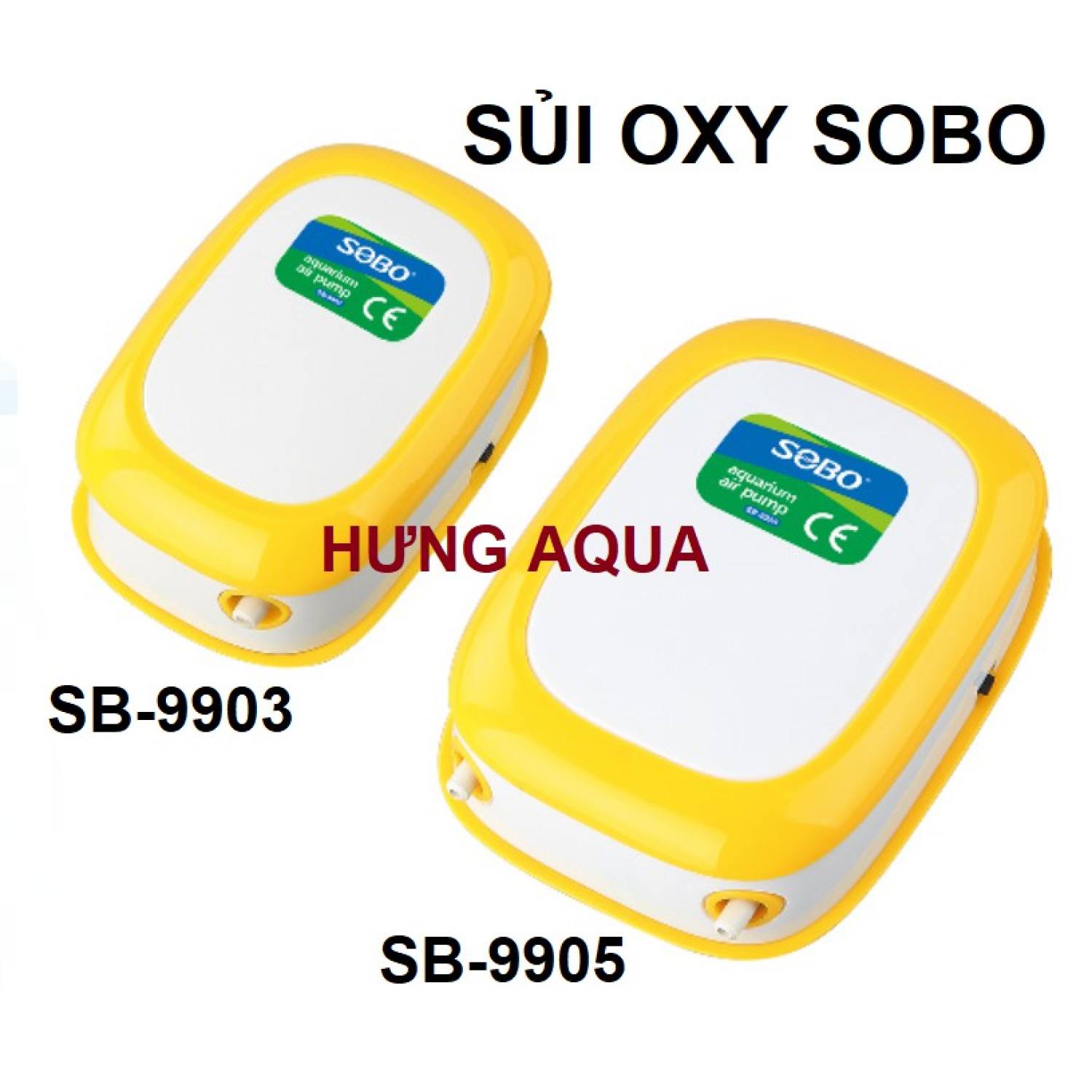 Máy sủi oxy bể cá sobo sb 9903, sb 9905 tiết kiệm điện chọn combo kèm phụ kiện