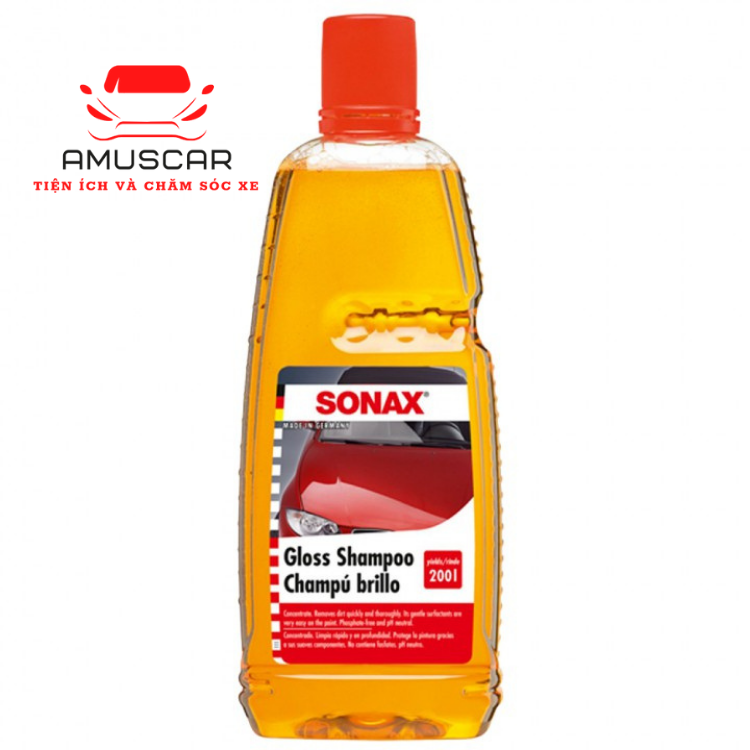 Nước rửa xe đậm đặc Sonax Gloss Shampoo chai 1L