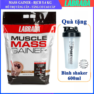 [HCM][FREE SHAKER] Sữa tăng cân tăng cơ Muscle Mass Gainer của Labrada hỗ trợ tăng cân tăng cơ nhanh cho người gầy kén ăn khó hấp thu không hấp thụ được thực ăn tự nhiên - thực phẩm chức năng thumbnail