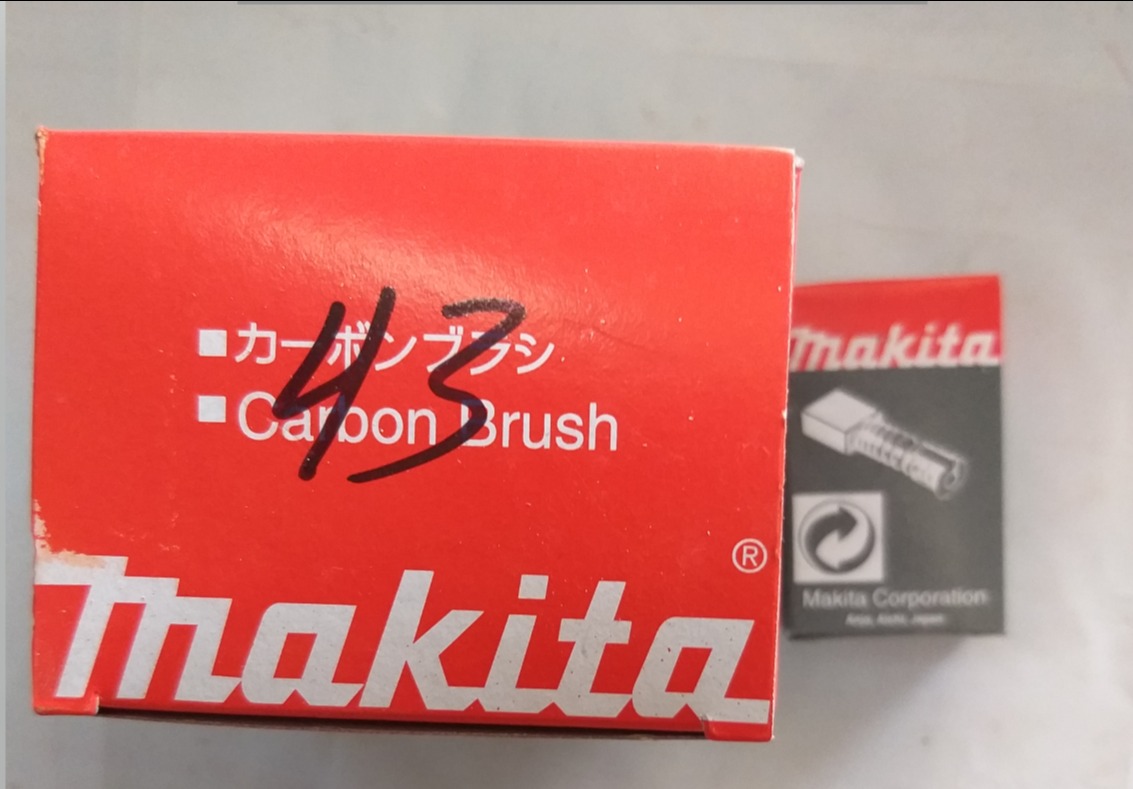 10 đôi chổi than 43A  kích thước 7mm x11mm x16.5mm dùng cho máy mài, máy khoan, máy cắt sắt