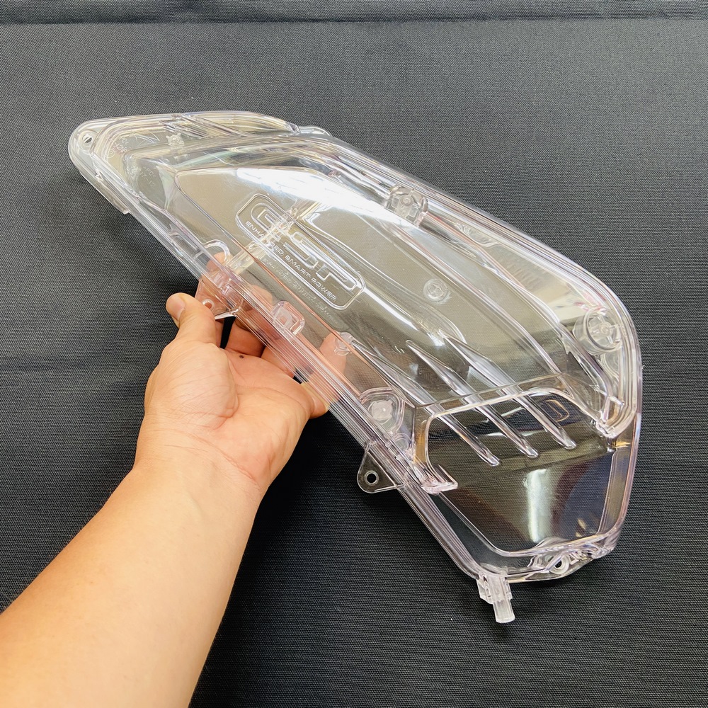 Ốp lọc gió màu trắng trong nhựa cao cấp cho honda sh