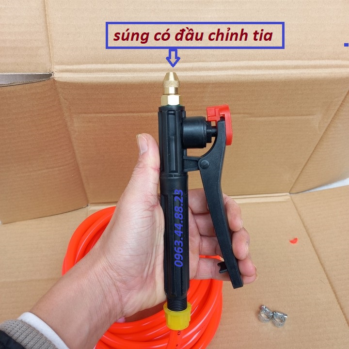 bộ súng xịt rửa xe mini 12v - máy rửa xe