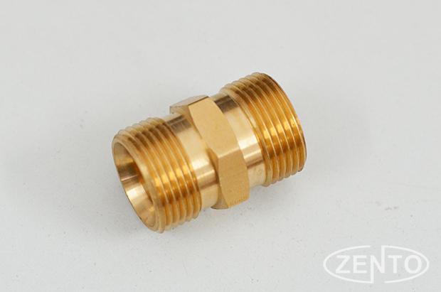 Khớp nối, đầu nối giữa 2 dây xịt rửa - rửa xe áp lực cao  ren 22mm