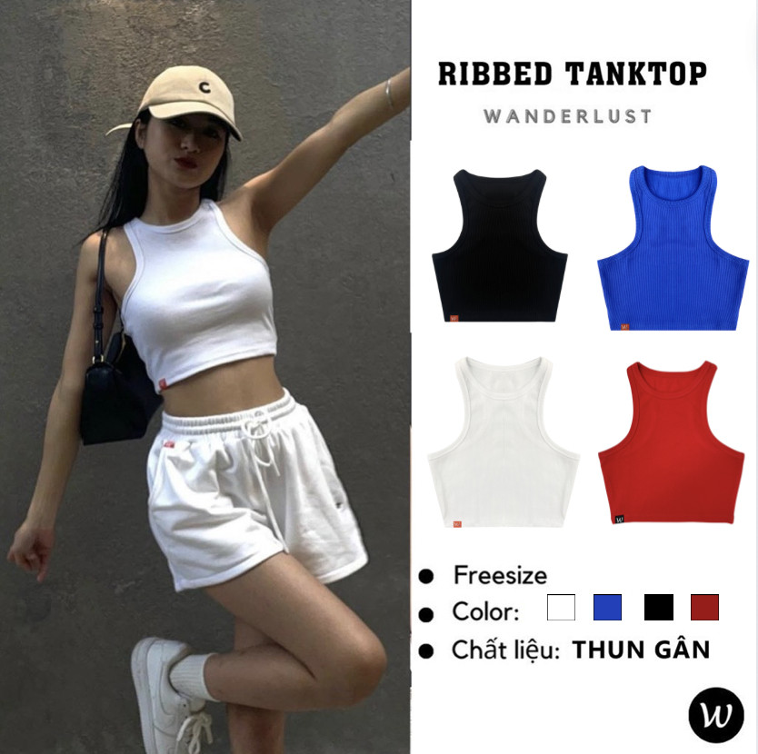 Áo Ribbed Tanktop